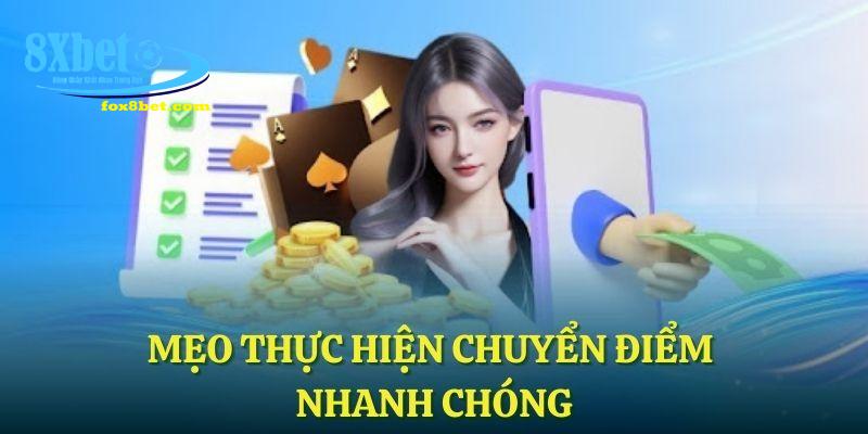 Mẹo thực hiện chuyển điểm nhanh chóng